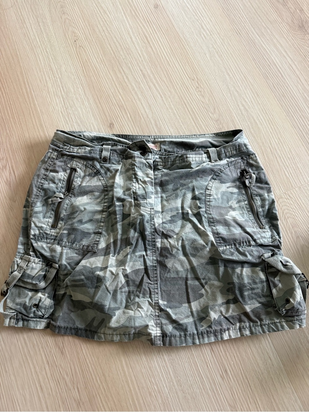 Vintage Faded Glory Camo mini skirt missy
